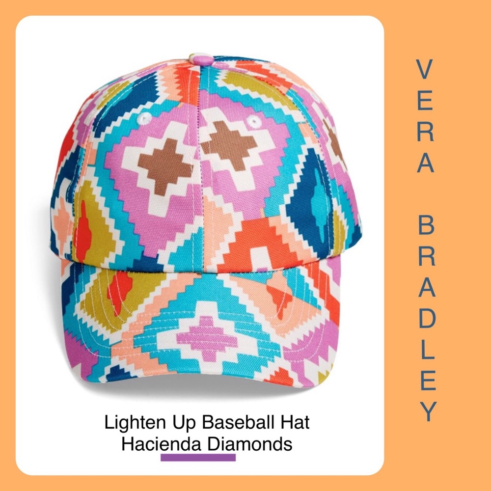 Vera Bradley Baseball Hat Cap Hacienda Medallions